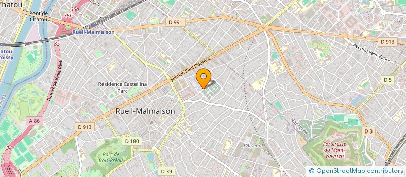localisation de l'entreprise ACCESSOIRES ET ATELIERS MK à RUEIL-MALMAISON