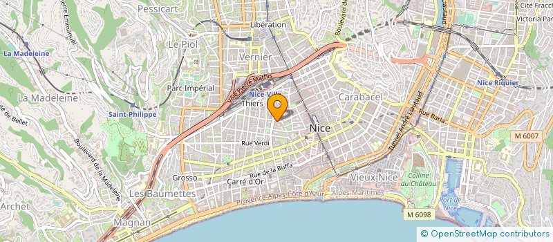 localisation de l'entreprise ACCESSOIRES ET CONSOMMABLES INFORMATIQUE à NICE