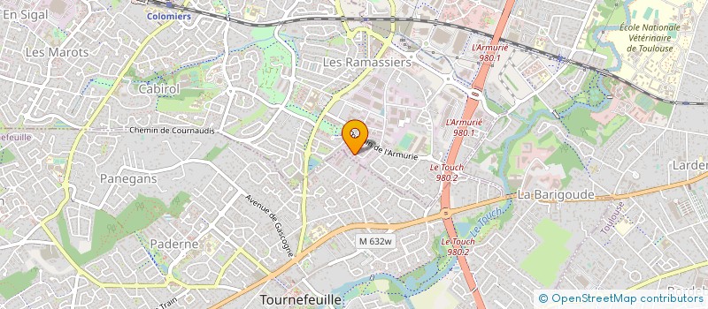 localisation de l'entreprise ACCESSOIRES MATERIELS DIFFUSION SERVICES (AMDS) à COLOMIERS