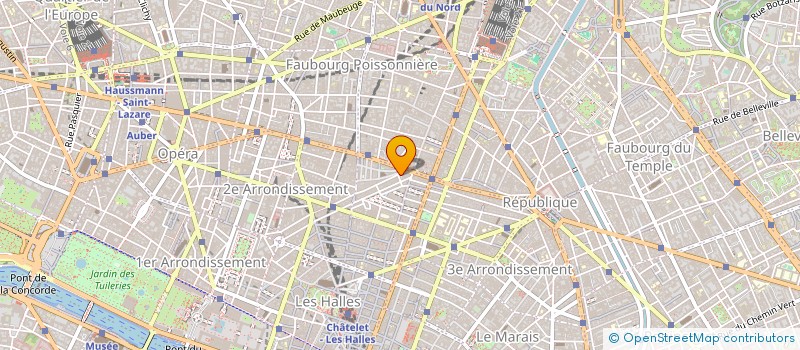 localisation de l'entreprise ACCESSOIRES MODE à PARIS