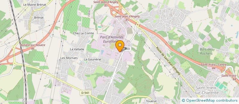 localisation de l'entreprise ACCESSOIRES PIECES APPAREILS MENAGERS 16 à FLEAC