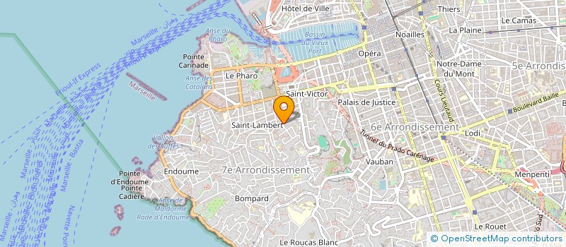localisation de l'entreprise ACCESSOIRES PIECES AUTOS à MARSEILLE