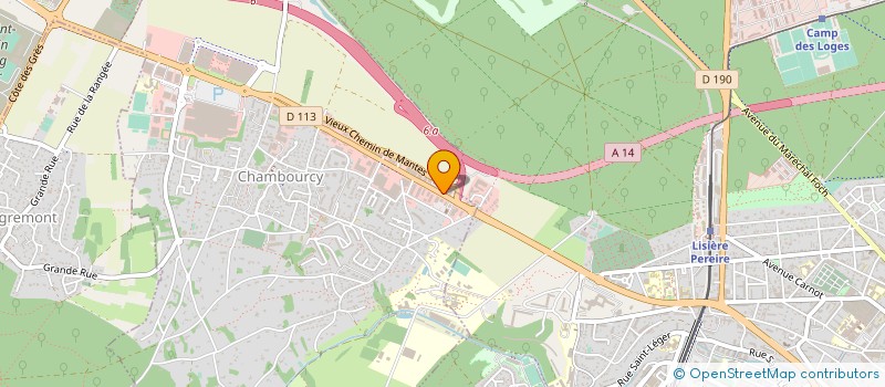 localisation de l'entreprise ACCESSOIRES PIECES AUTOS CHAMBOURCY APAC à CHAMBOURCY