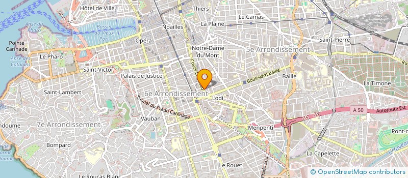 localisation de l'entreprise ACCESSOIRES SCOOTERS  MARSEILLE
