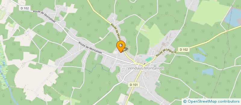 localisation de l'entreprise ACCESSOIRES&SERVICES HABITAT GERE LOISIR à VENDAYS-MONTALIVET