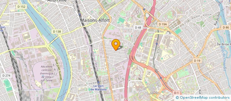 localisation de l'entreprise ACCESSOIRES VEHICULES SANITAIRES A V S à MAISONS-ALFORT
