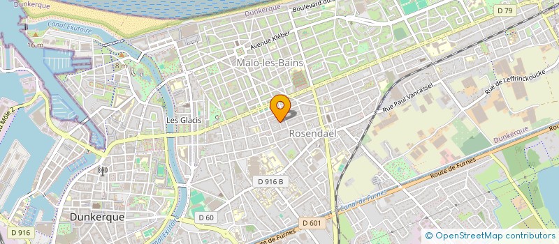 localisation de l'entreprise ACCESSON à DUNKERQUE