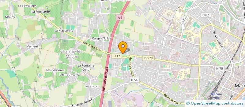 localisation de l'entreprise ACCESSTORY à CHARNAY-LES-MACON