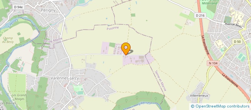 localisation de l'entreprise ACCESSUR ECHAFAUDAGES à VARENNES-JARCY