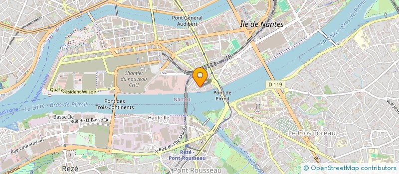 localisation de l'entreprise ACCETE à NANTES
