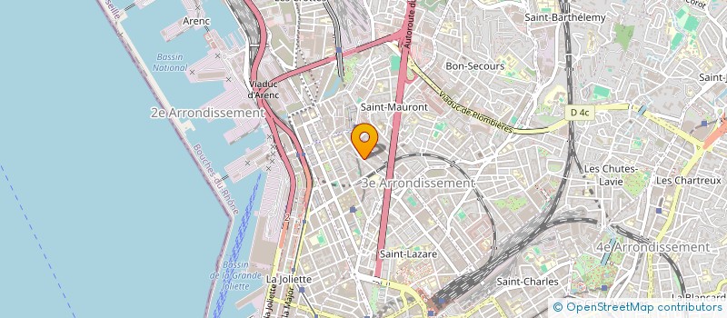 localisation de l'entreprise ACCETYS à MARSEILLE
