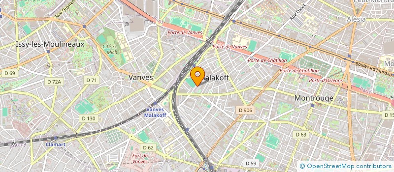 localisation de l'entreprise ACCEUIL JEAN JAURES à MALAKOFF