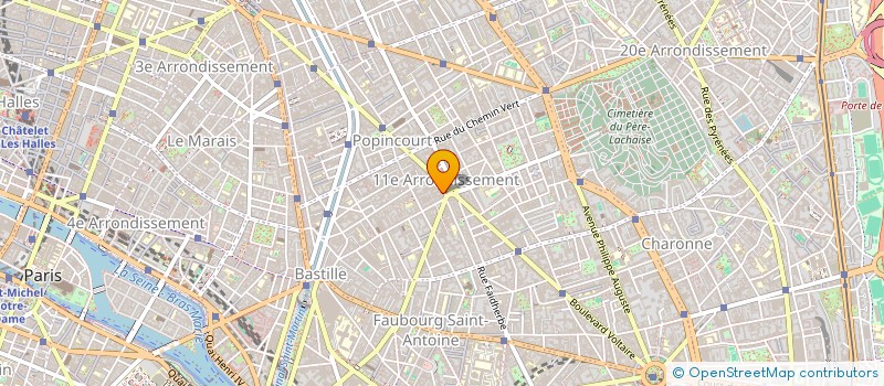 localisation de l'entreprise ACCEUIL SERVICE QUALITE  PARIS