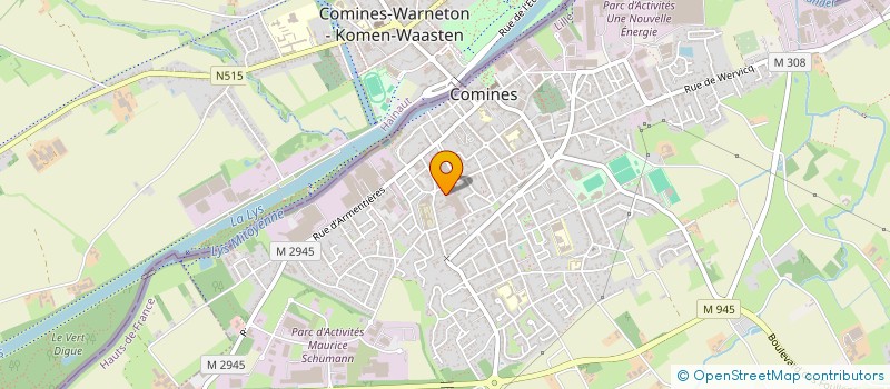 localisation de l'entreprise ACCEXIT  COMINES