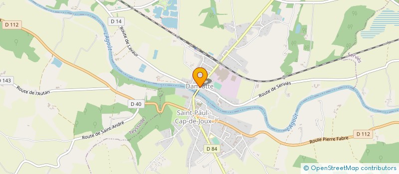 localisation de l'entreprise ACCEZ TOITURE à DAMIATTE