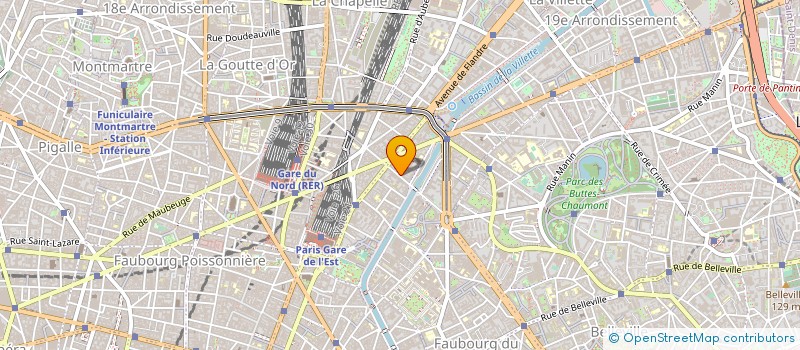 localisation de l'entreprise ACCF à PARIS