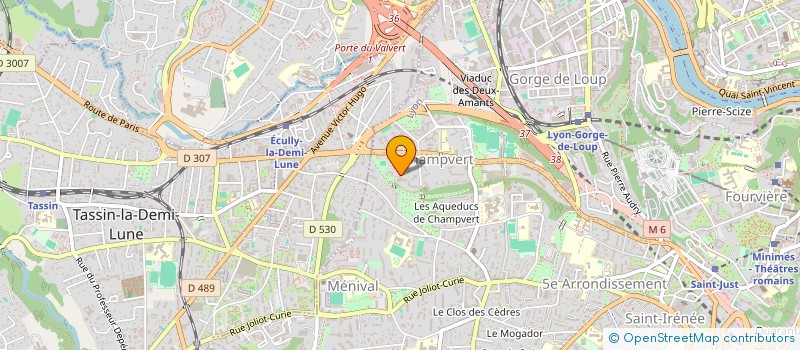 localisation de l'entreprise ACCF à LYON