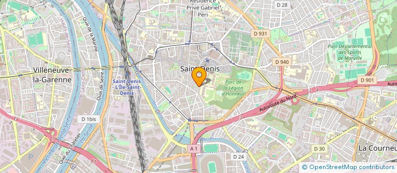 localisation de l'entreprise ACCF MOTORS  SAINT-DENIS