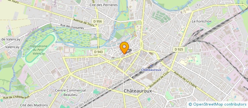 localisation de l'entreprise ACCH à CHATEAUROUX
