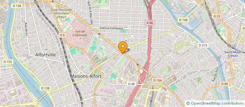 localisation de l'entreprise ACCI - COURTIER CREDITS IMMOBILIERS à MAISONS-ALFORT