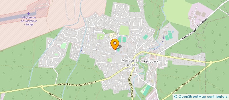 localisation de l'entreprise ACCI IMMO  MARTIGNAS-SUR-JALLE