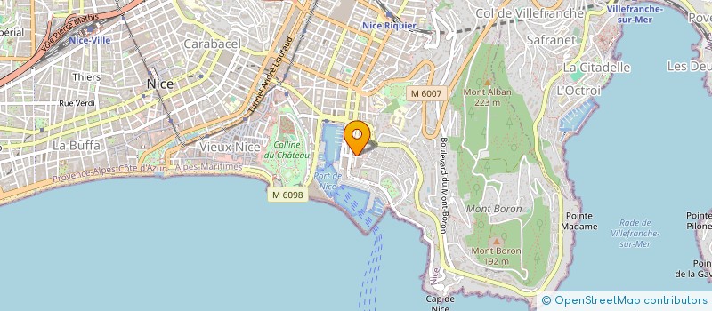 localisation de l'entreprise ACCI IMMOBILIER  NICE
