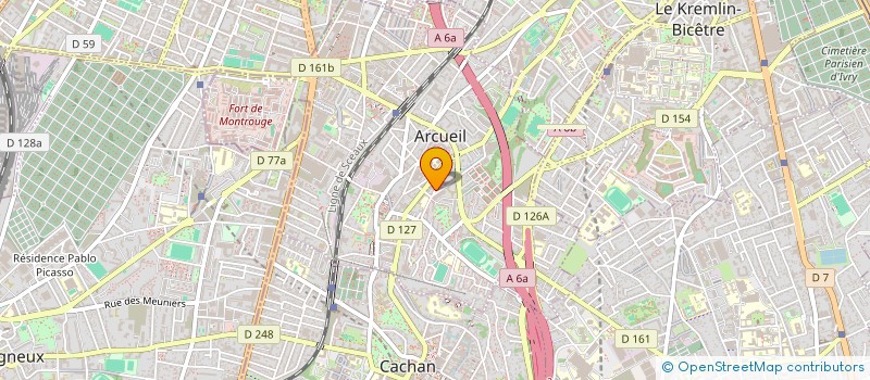 localisation de l'entreprise ACCIANI  ARCUEIL
