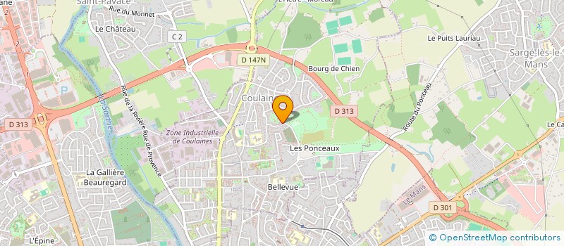 localisation de l'entreprise ACCIARO  COULAINES