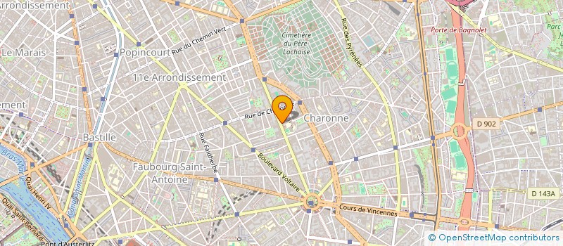 localisation de l'entreprise ACCIDENTAL EUROPEAN  PARIS