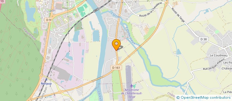 localisation de l'entreprise ACCIDENTES TRAVAIL ET HANDICAPES à CHATELLERAULT