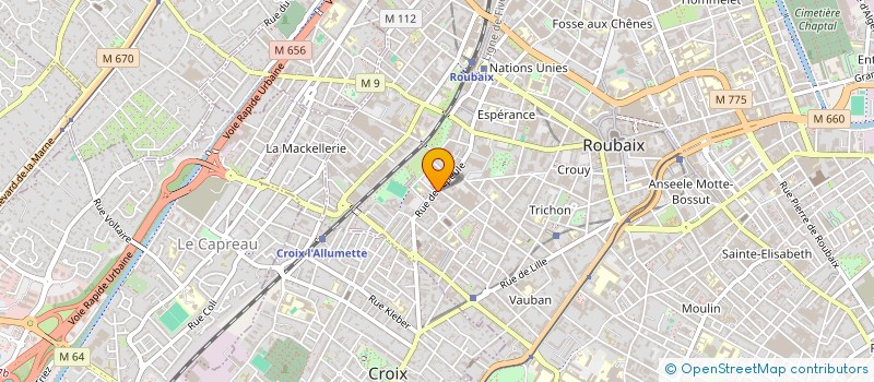 localisation de l'entreprise ACCIL  ROUBAIX