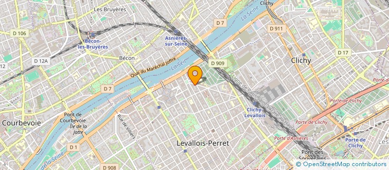 localisation de l'entreprise ACCIM à LEVALLOIS-PERRET