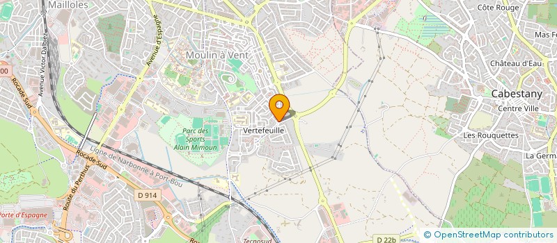 localisation de l'entreprise ACCIMMO  PERPIGNAN