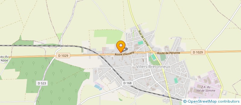 localisation de l'entreprise ACCIOM à VILLERS-BRETONNEUX