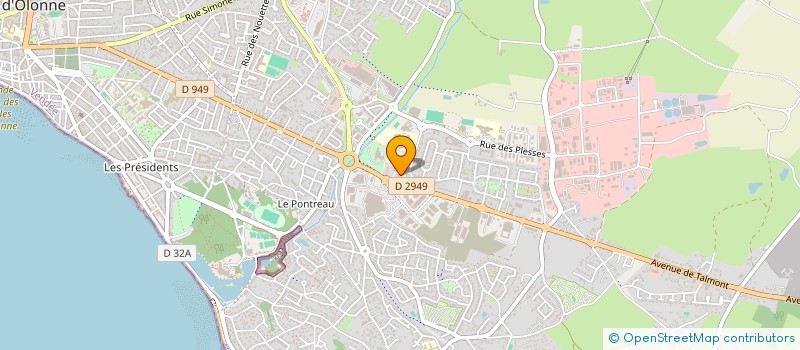 localisation de l'entreprise ACCIOR CONSULTANTS à LES SABLES D'OLONNE