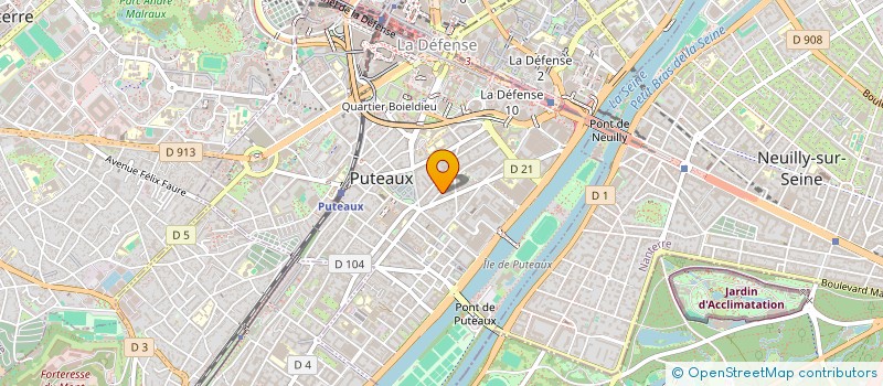 localisation de l'entreprise ACCIP à PUTEAUX