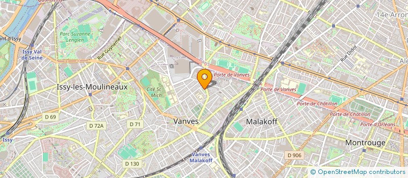 localisation de l'entreprise ACCIV à VANVES