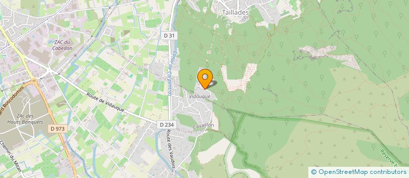 localisation de l'entreprise ACCL à TAILLADES