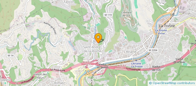 localisation de l'entreprise ACCLR  SAINT-ANDRE-DE-LA-ROCHE