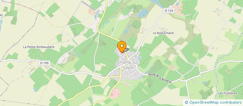localisation de l'entreprise ACCO 49  BELLEVIGNE-EN-LAYON
