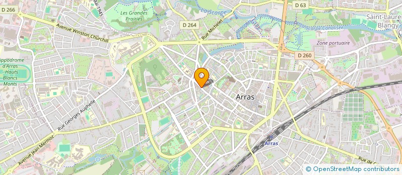 localisation de l'entreprise ACCO CREDITS à ARRAS