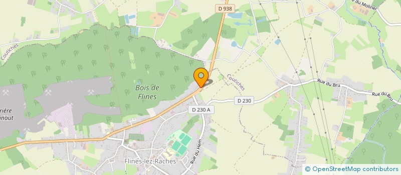 localisation de l'entreprise ACCO DI SOLE  FLINES-LEZ-RACHES