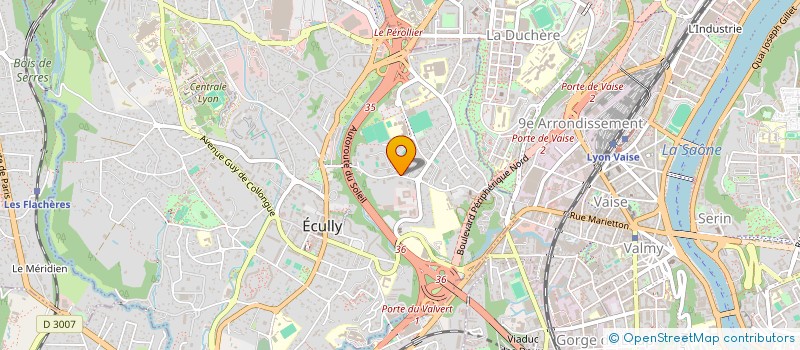 localisation de l'entreprise ACCO LP  ECULLY