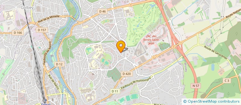 localisation de l'entreprise ACCO'PERF à EPINAL