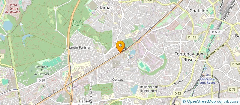 localisation de l'entreprise ACCOC SARL à CLAMART