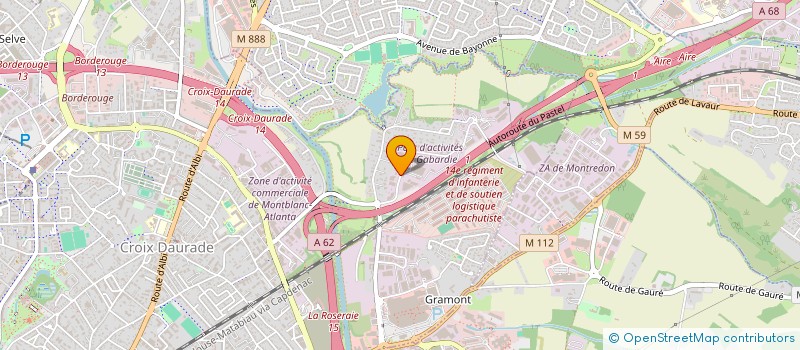 localisation de l'entreprise ACCODEX & PACINI  TOULOUSE