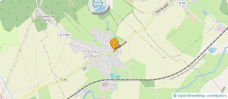 localisation de l'entreprise ACCOEUR  TETING-SUR-NIED
