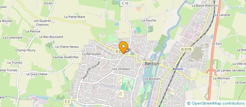 localisation de l'entreprise ACCOFORMA à BETTON