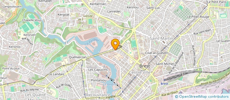 localisation de l'entreprise ACCOLADE à BREST