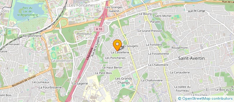 localisation de l'entreprise ACCOLADE  SAINT-AVERTIN